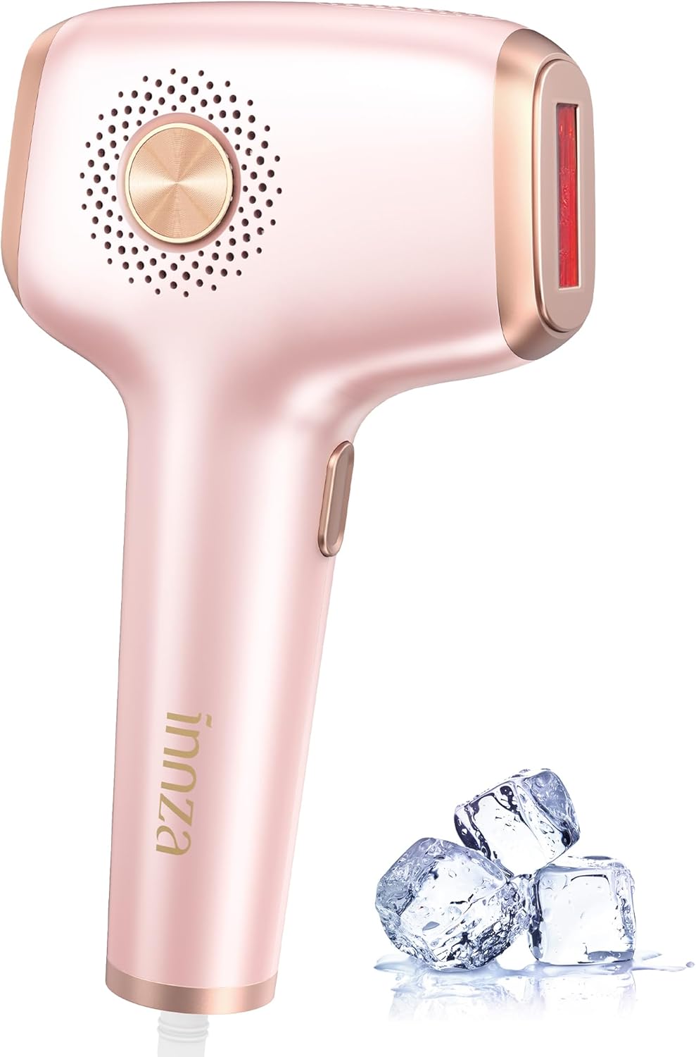 INNZA IPL Hair Removal with Ice Cooling Care Function for Women,Long-Lasting Results,999,999 Flashes Painless Hair Removal, Hair Removal Device for Armpits Legs Arms Bikini Line,Corded