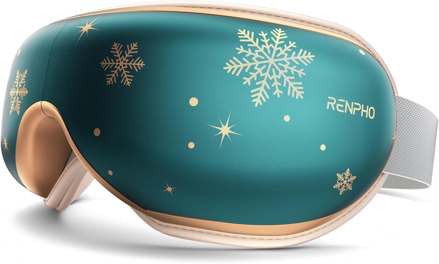RENPHO Eyeris 1 Eye Massager with Heat, FSA Eligible HSA, Heated Eye Mask for Eye Strain, Dry Eyes & Head Tension, Relaxing Birthday Gifts for Women and Men