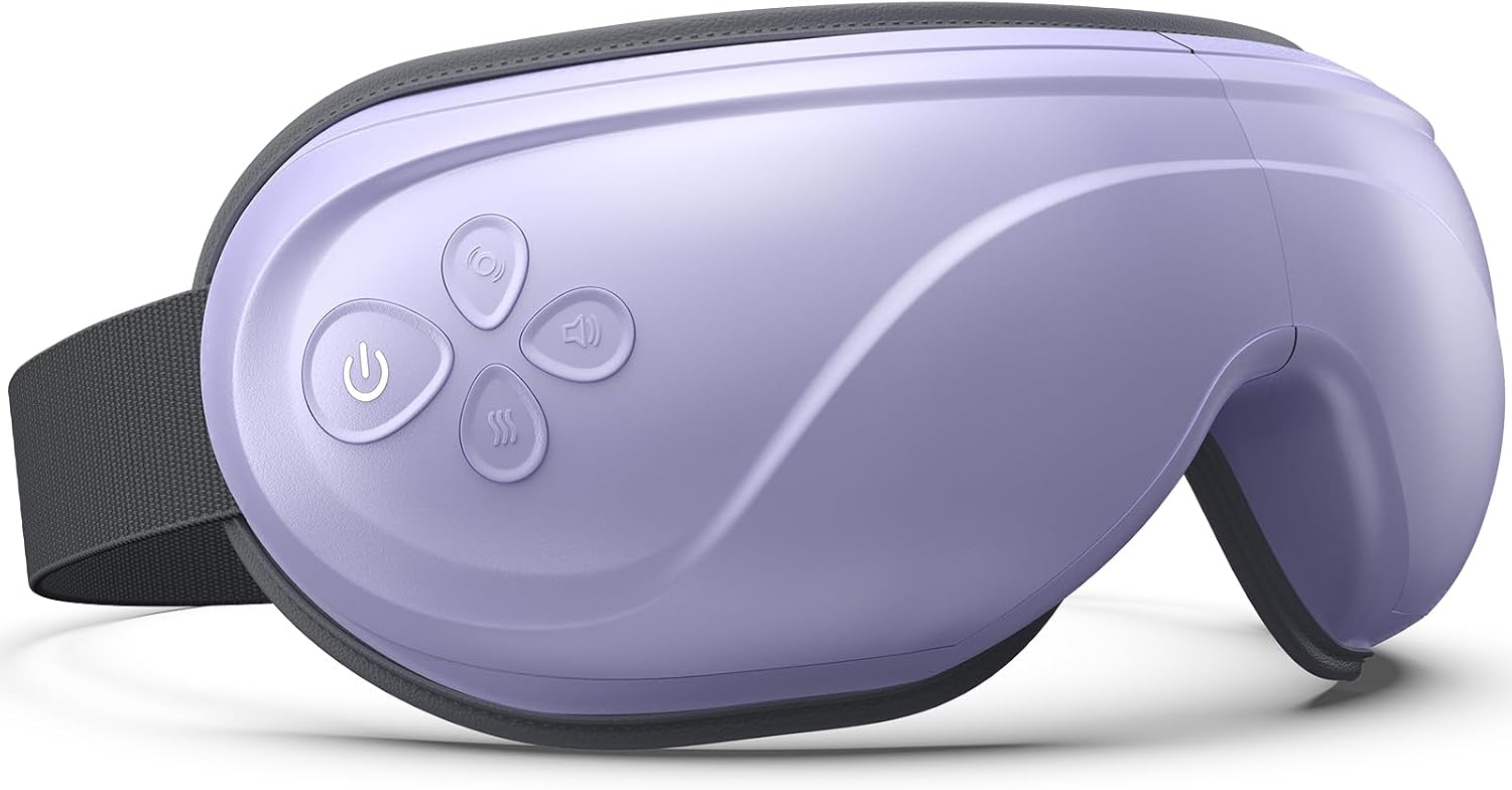 RENPHO Eyeris 1 Eye Massager with Heat, FSA Eligible HSA, Heated Eye Mask for Eye Strain, Dry Eyes & Head Tension, Relaxing Birthday Gifts for Women and Men