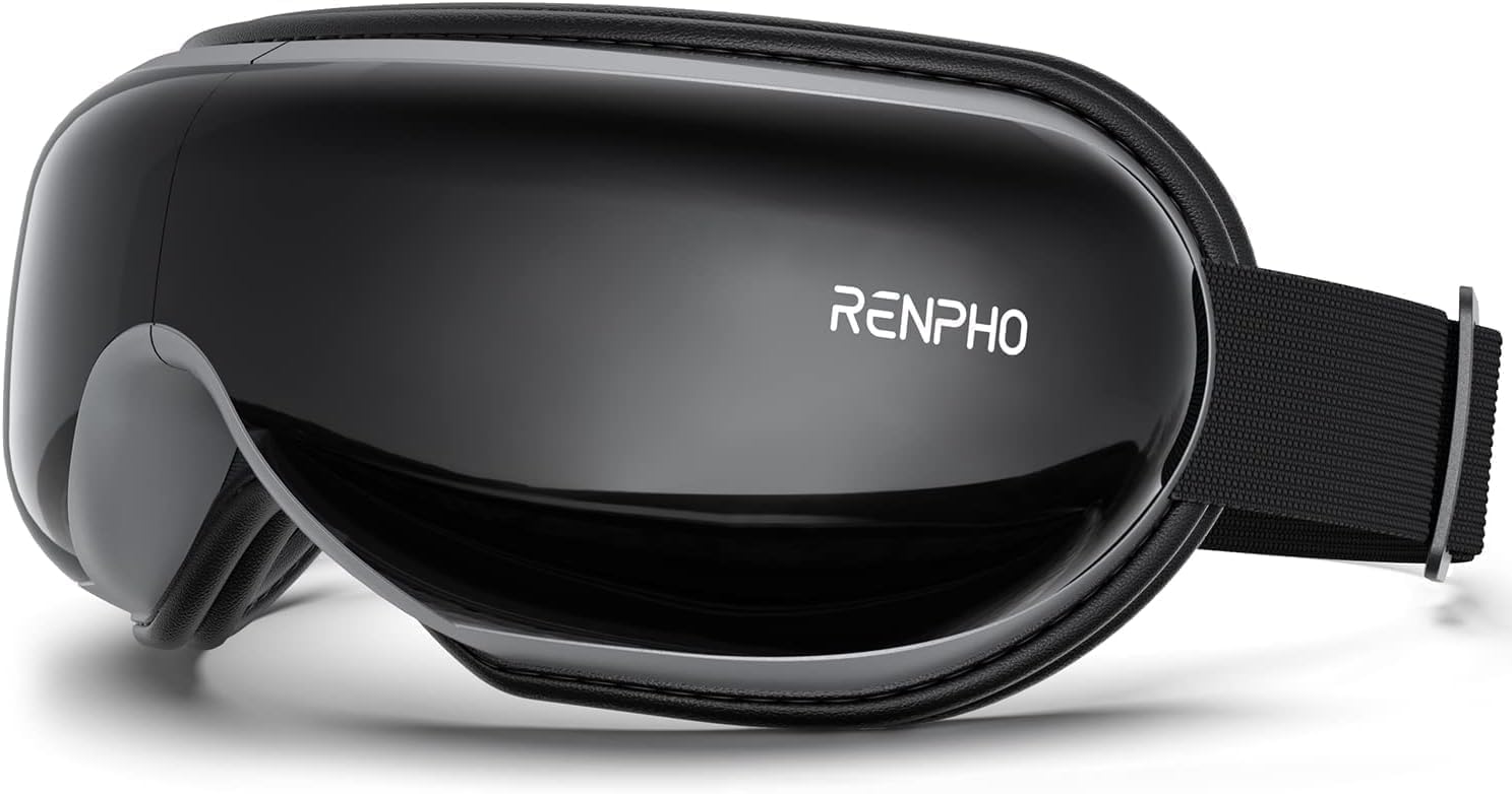 RENPHO Eyeris 1 Eye Massager with Heat, FSA Eligible HSA, Heated Eye Mask for Eye Strain, Dry Eyes & Head Tension, Relaxing Birthday Gifts for Women and Men