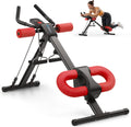 MERACH Ab Machine, Ab Workout Equipment, Adjustable Ab Trainer Machine | Foldable Abdominal Trainer for Stomach Workout with LCD Monitor at Home Gym Knee Protection& 440 LBS Capacity