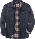 Legendary Whitetails Mens Flannel Lined Waxed Cotton Shirt Jacket